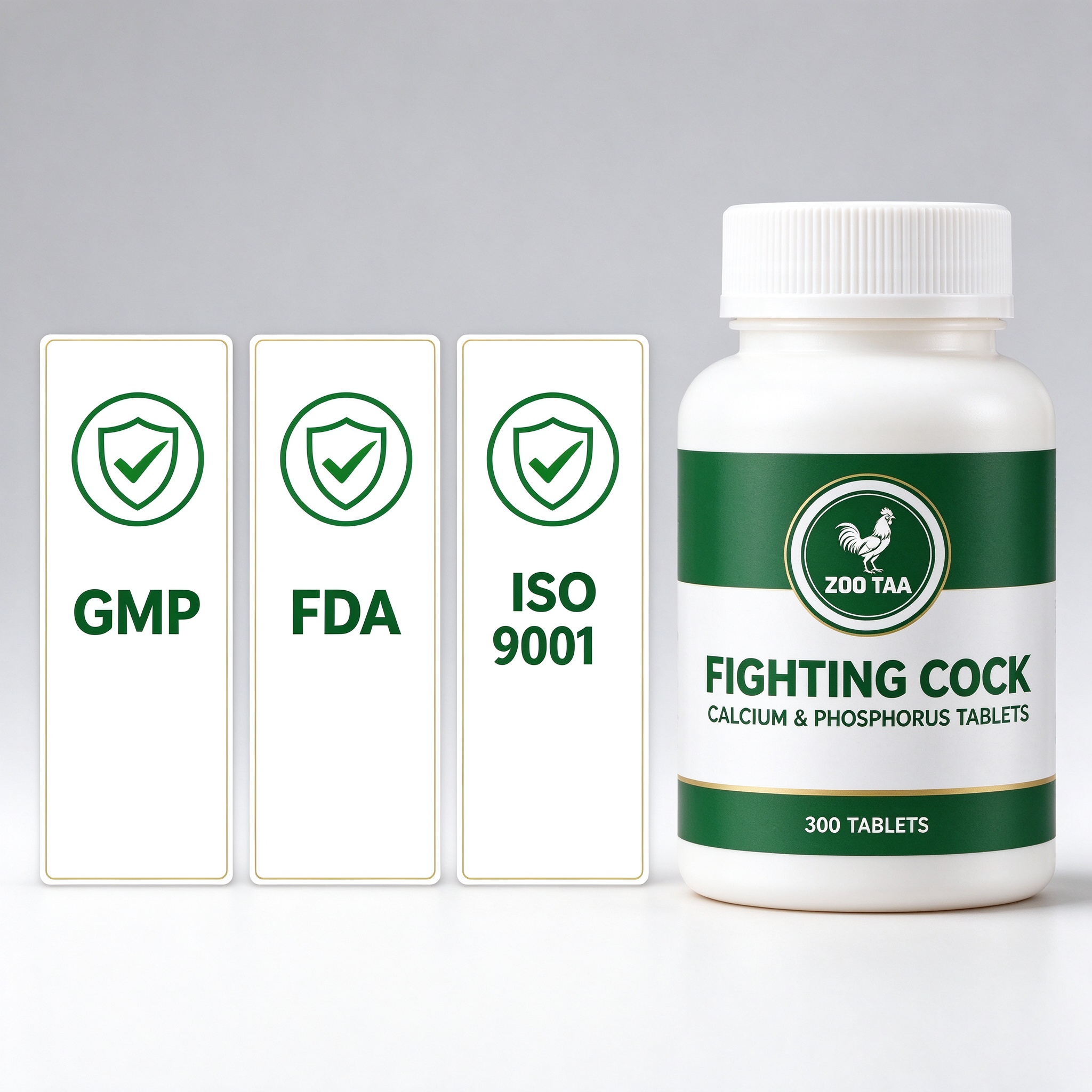 ZOO TAA Fighting Cock Calcium & Phosphorus Tablets
