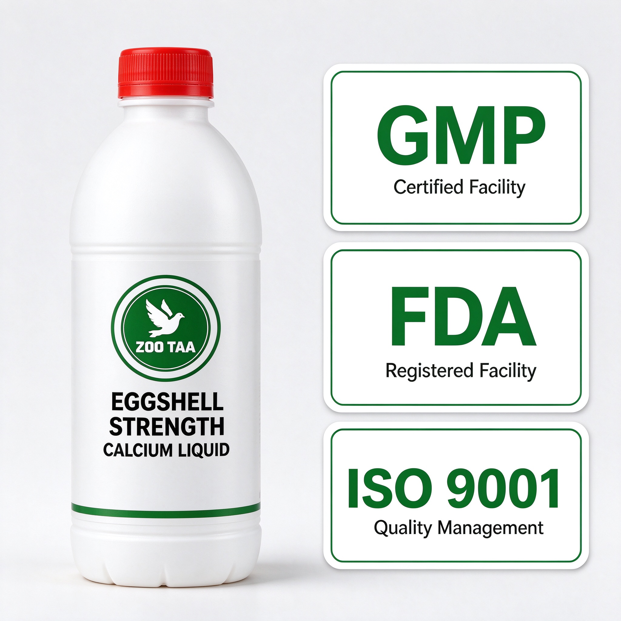 ZOO TAA Eggshell Strength Calcium Liquid for Racing Pigeons