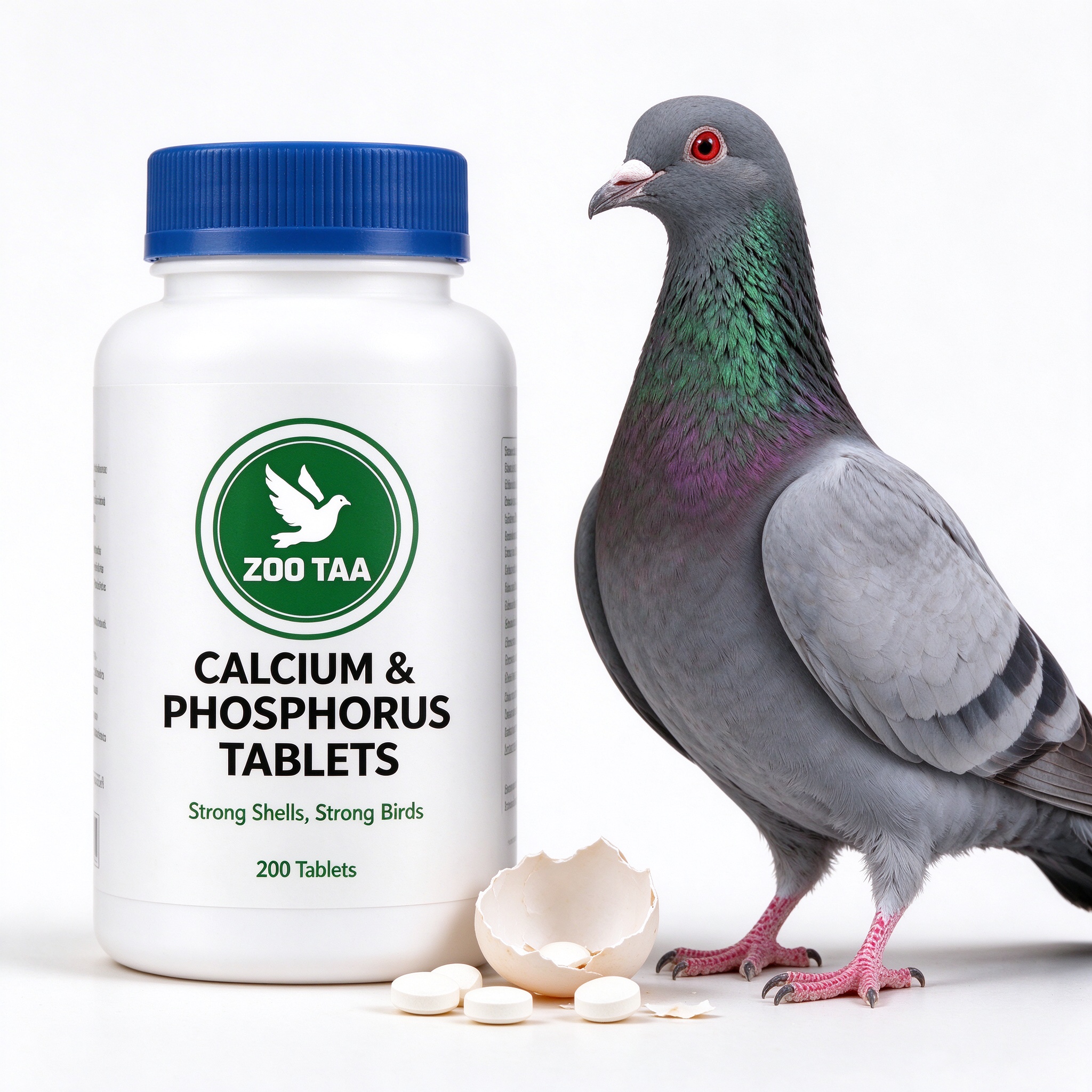 ZOO TAA Racing Pigeon Calcium & Phosphorus Tablets