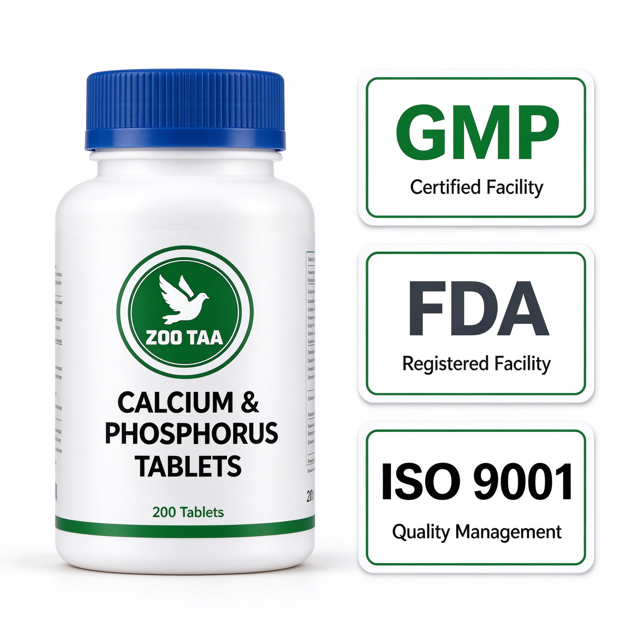 ZOO TAA Racing Pigeon Calcium & Phosphorus Tablets