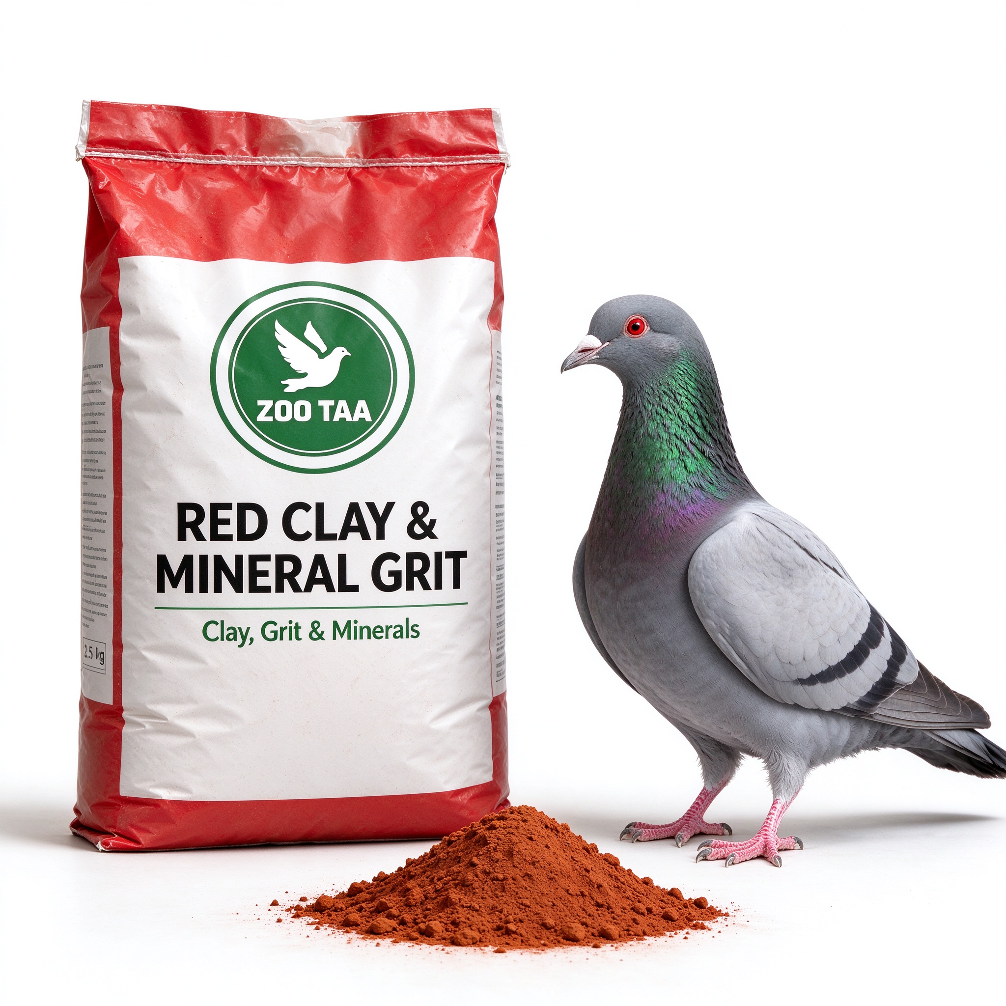 ZOO TAA Racing Pigeon Red Clay & Mineral Grit