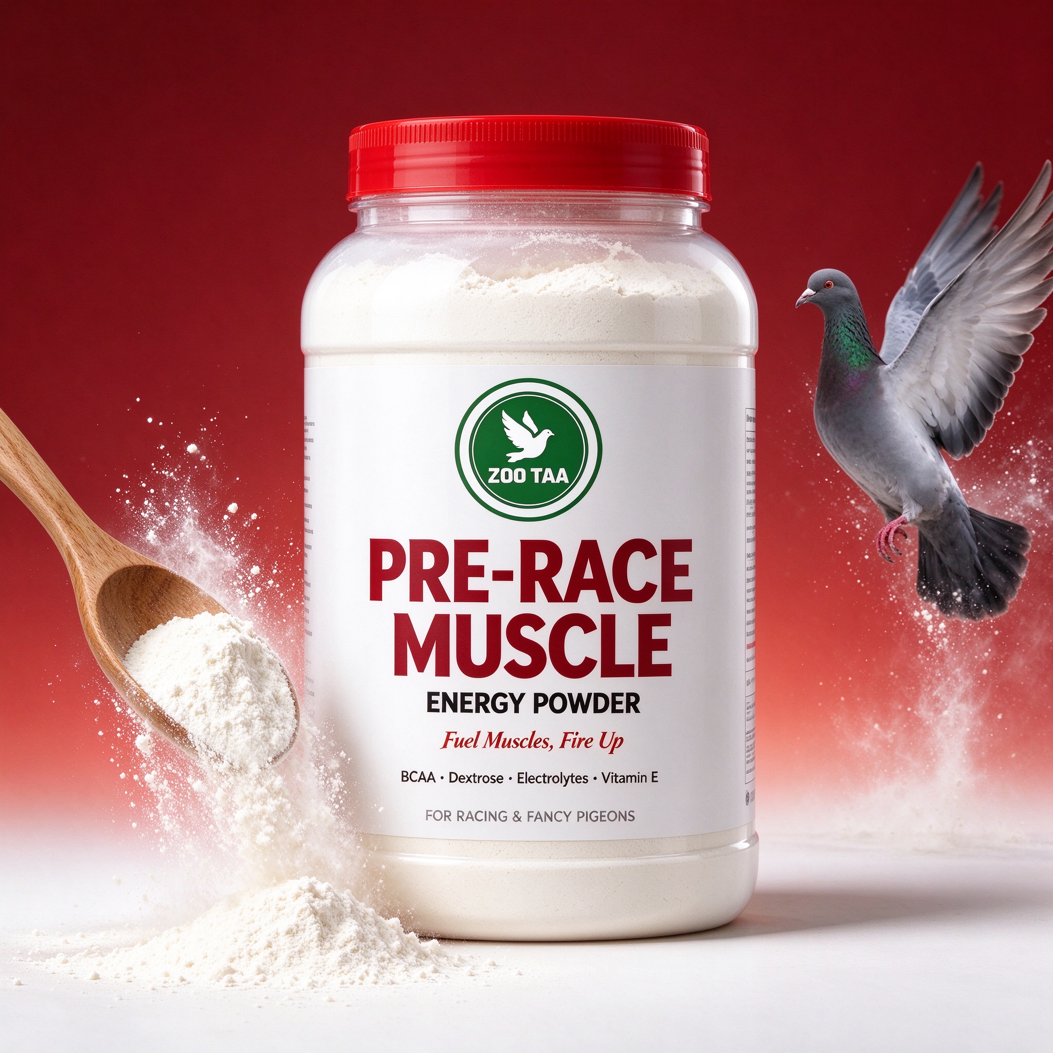 ZOO TAA Pre-Race Muscle Energy Powder for Racing Pigeons