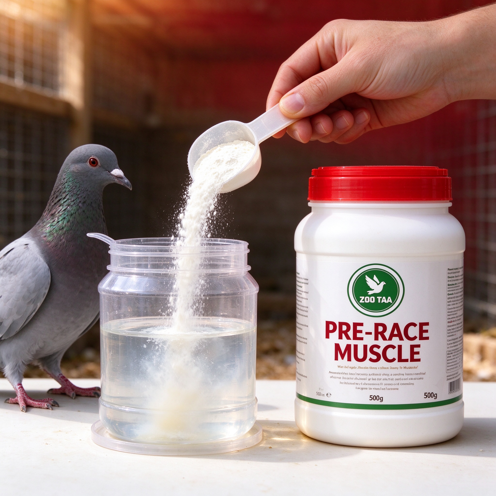 ZOO TAA Pre-Race Muscle Energy Powder for Racing Pigeons