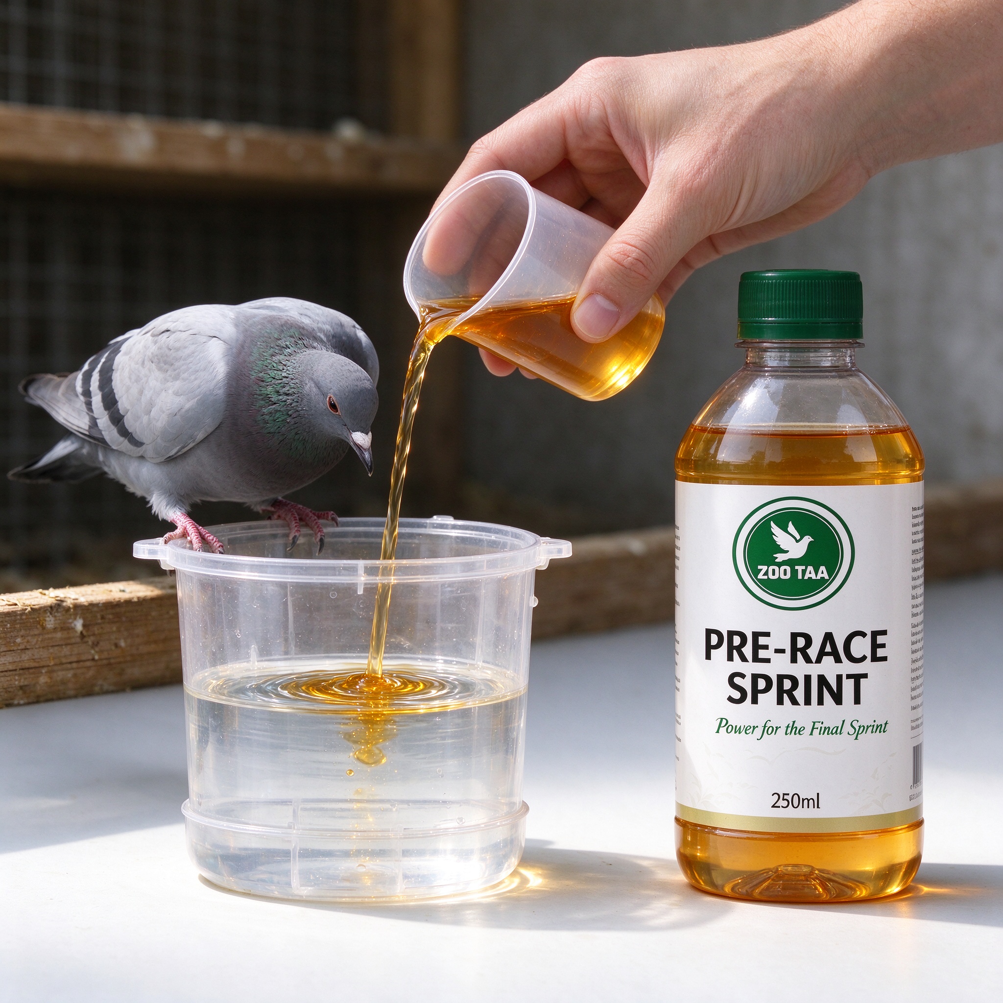 ZOO TAA Pre-Race Sprint Energy Liquid for Racing Pigeons