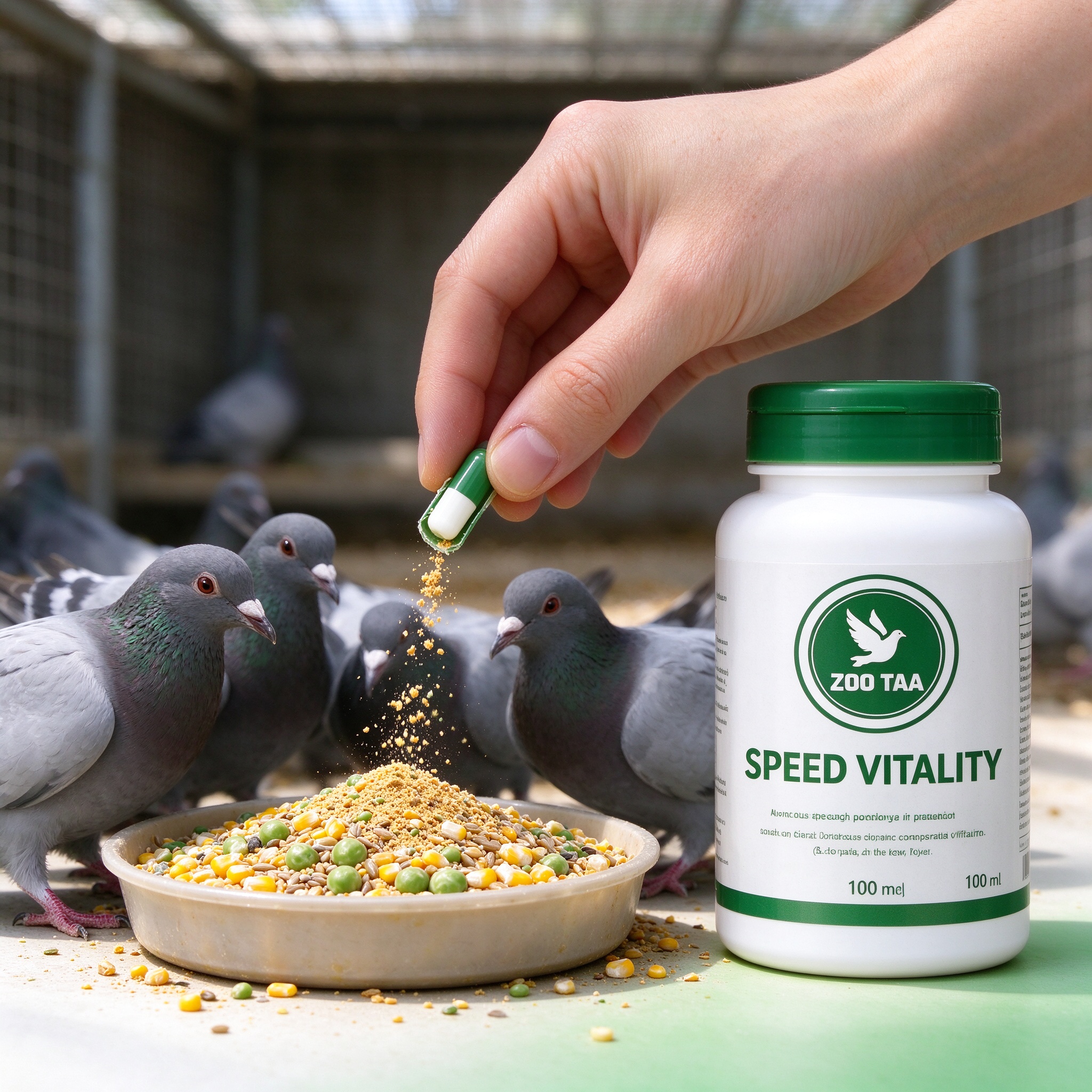 ZOO TAA Speed Vitality Capsules for Racing Pigeons