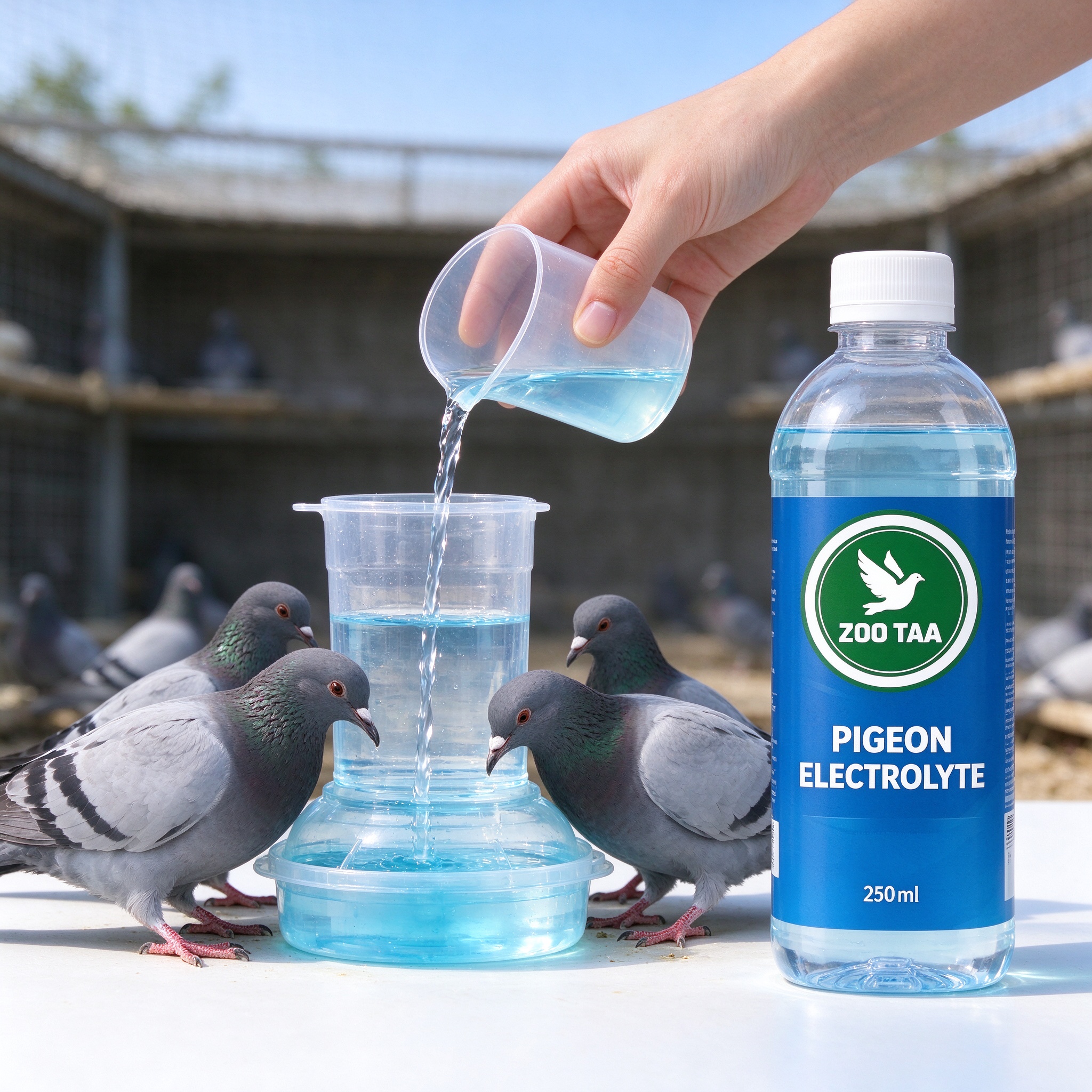 ZOO TAA Pigeon Electrolyte Rapid Replenish Liquid for Racing Pigeons